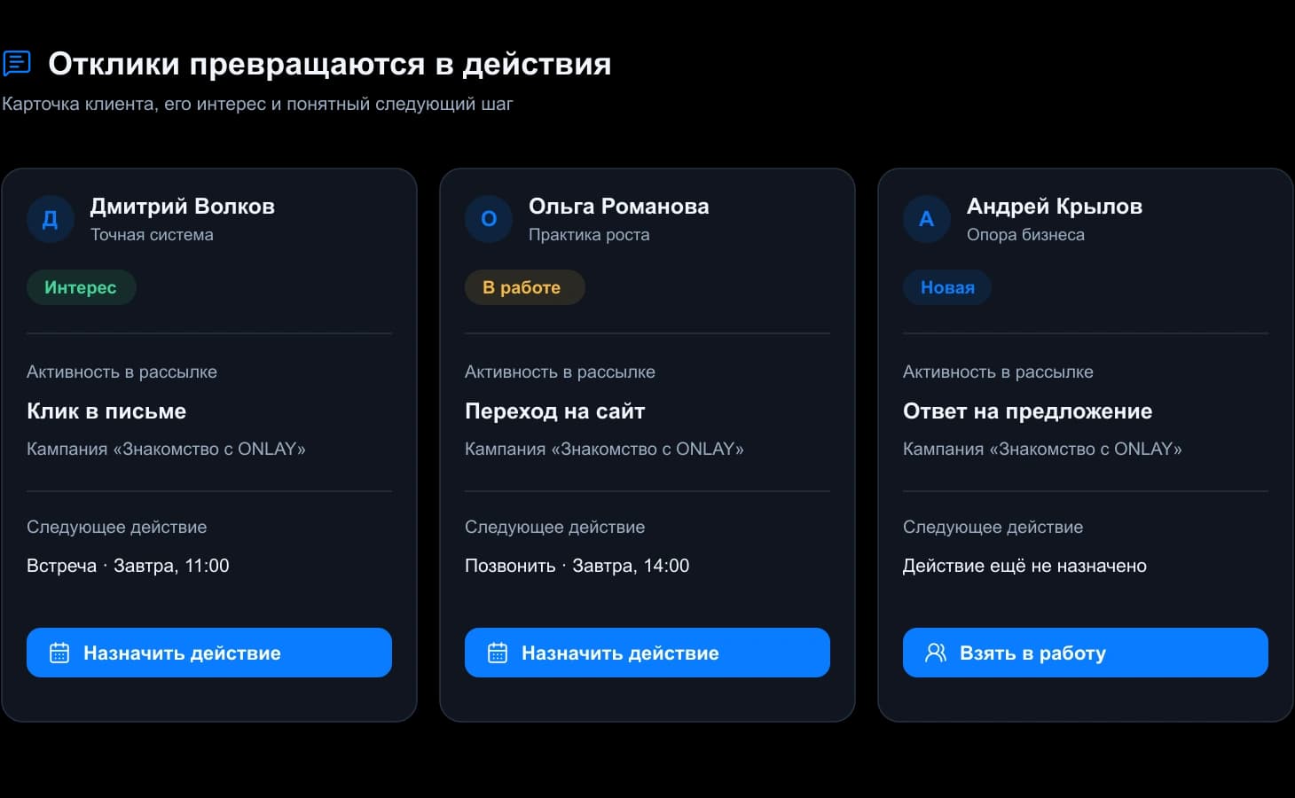 Не потерять клиента после ответа