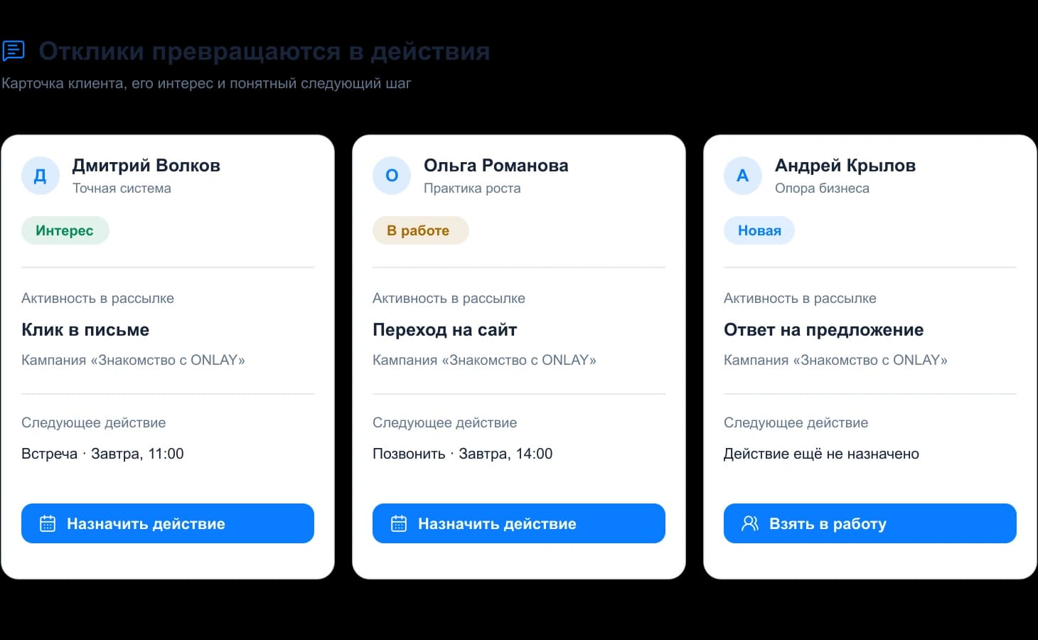 Не потерять клиента после ответа